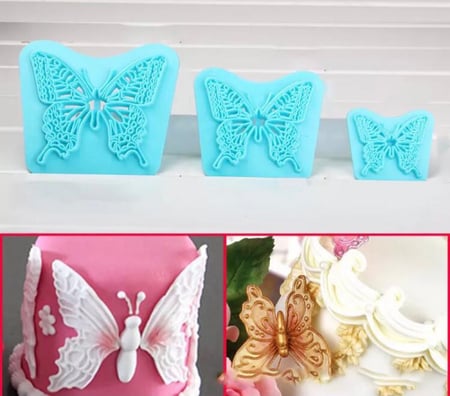 ختم بسكويت / اختام كوكيز / مكبس ختم عجين سكر  ( 3 قطع احجام مختلفه)