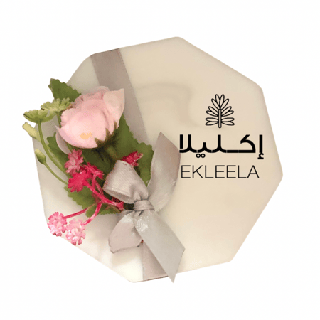 توزيعات قاعده رخاميه مزينه بورد ملون  ( 12 حبه بورد ملون )