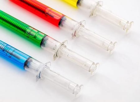 أقلام على شكل ابره ( 10 قلم  )