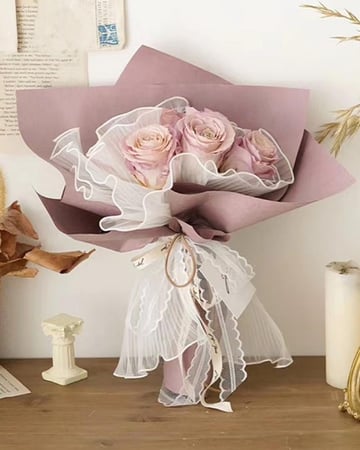 قماش بوليستر لتغليف الورد وتزيين الهدايا ( قطعه واحده )