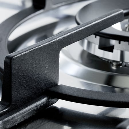 موقد غاز البا بيلت ان 75 سم سطح البا غاز ستيل صنع في ايطاليا ASELIOEN75-545