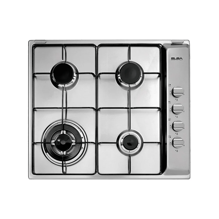 موقد غاز بيلت ان 60 سم البا بيلت ان 4 عيون شبك خفيف (جنب) صنع في ايطاليا ASENS60400XD