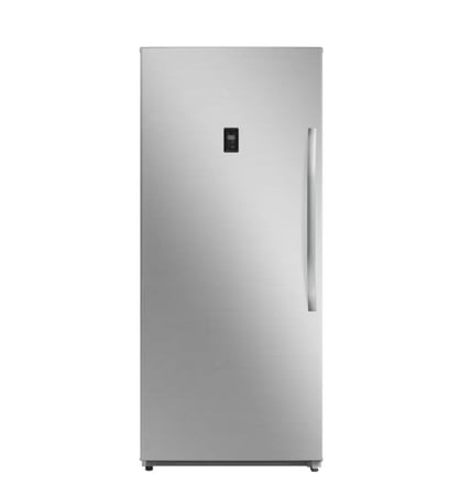 فريزر ميديا 21 قدم -  قابل للتحويل الى ثلاجة - باب واحد  يفتح لليسار -   لون فضي  - صنع في تايلند MDRU793FGF46L