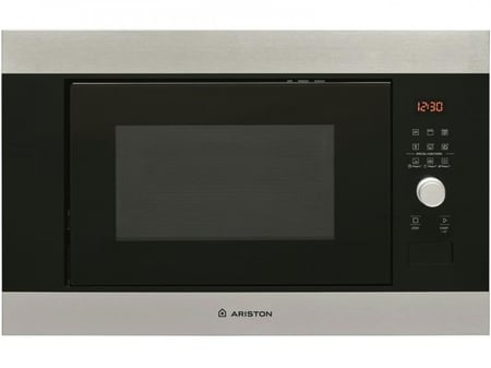 مايكرويف كهربائي / شواية اريستون - 25 لتر ستيل  مدمج - بيلت ان صنع في بولندا MF25GIXA60HZ