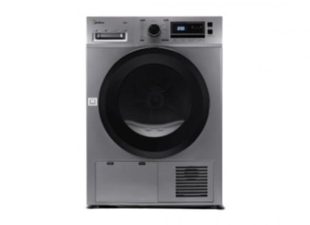 نشافة ملابس تعبئة أمامية 8 كيلو ميديا - فضي - صنع في الصين MDG80CS