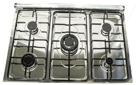 طباخ غاز غاز 90*60 سم سوبر جينرال ستانلس ستيل 5 عيون  صنع في مصر KSGC9260FSY