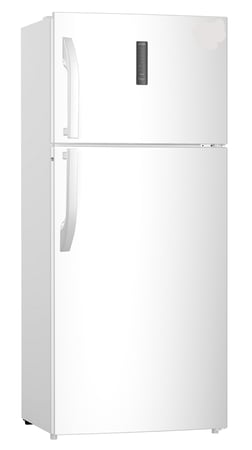 ثلاجة مع فريزر علوي البا  18.6 قدم  ثلاجة البا بابين 18.6 قدم ابيض   صنع في  ELBA-528WW