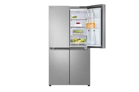 ثلاجة دولابي ال جي  27.2 قدم  فضي انفرتير صنع في الصين LM334BBSLF