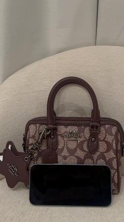 COACH ROWAN BURGUNDY