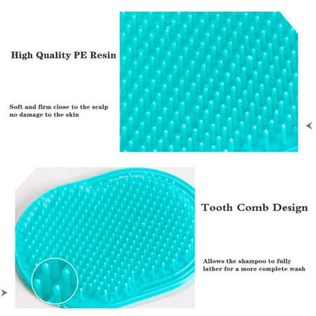 فرشاة الجيب لتصفيف الشعر وتدليك فروة الرأس - قطعة واحدة لون عشوائي