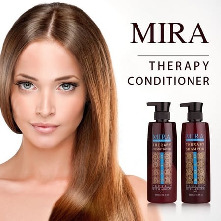 بلسم للشعر المعالج بزيت الأرغان والبروتين من ميرا بروفيشنال ثيرابي - 500 مل