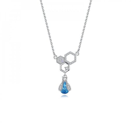 عقد نحلة الشهد الزرقاء