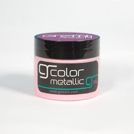 629 - ميتلك وردي Graffiti Resin Metallic Pink