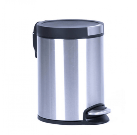 سلة مهملات استيل