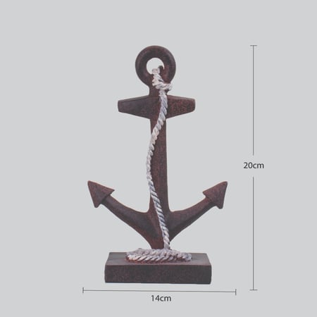 تحفة حديد بشكل مرساه