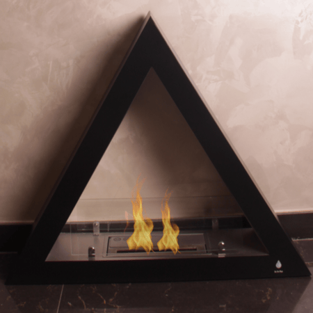 مدفأه ديكورية هرمية Free Standing Floor Indoor Outdoor Ethanol Fireplace