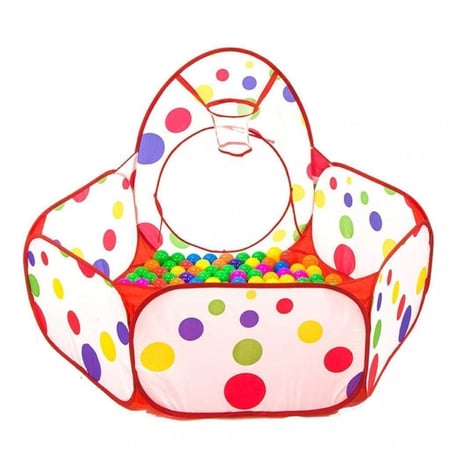 خيمة الأطفال مع نفق و 200 كورة ملونة