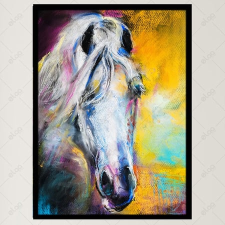 لوحات فنية صورة الباستيل الفن الحديث لرسمة الخيول