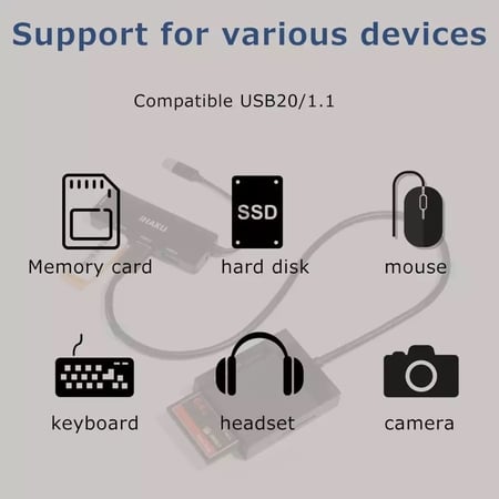 موزع 4*1 USB hub لنقل البيانات | 5Gbps