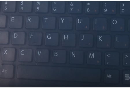 غطاء حماية ضد الماء والغبار لكيبورد لابتوب مقاس 14 انش