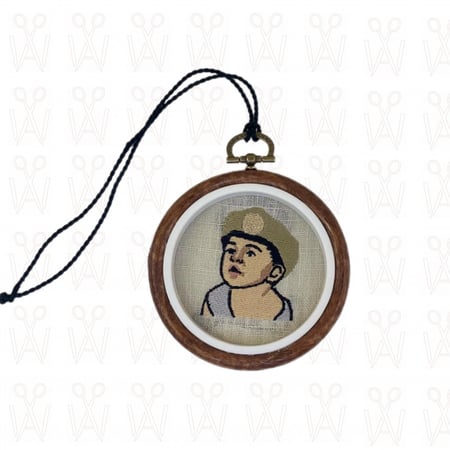 6 تعليقات سيارة تطريز كرتوني