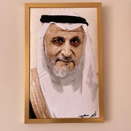 لوحة جدارية تطريز اقرب للواقع