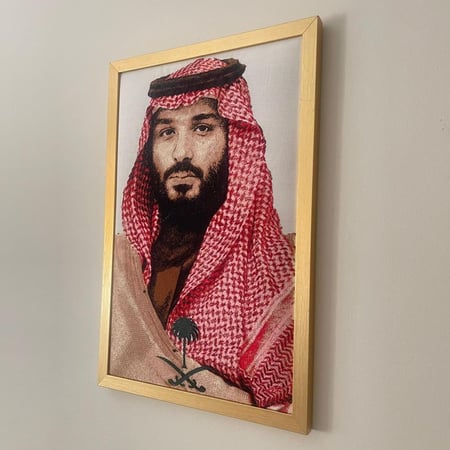 لوحة جدارية تطريز اقرب للواقع