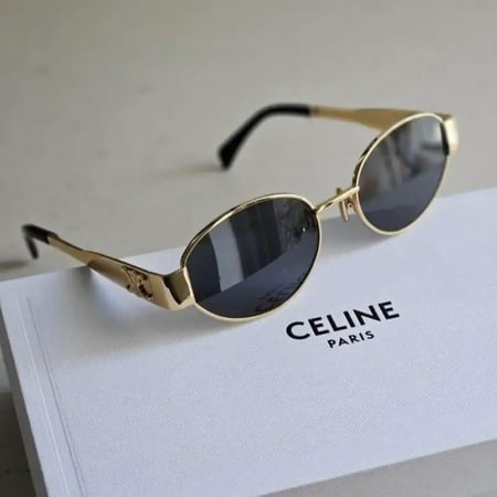 نظاره شمسيه نسائيه سيلين Celine فخمة ترند 2026 عدسات UV مع الملحقات