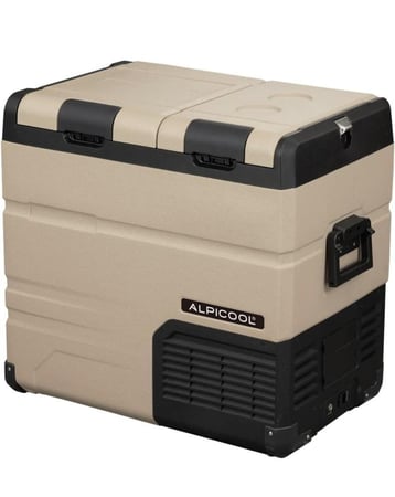 ثلاجة سياره محموله 55 لتر البيكول ( قسمين )