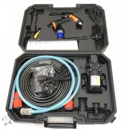 مضخة الغسيل المتنقلة 100 واط مع محول منزلي