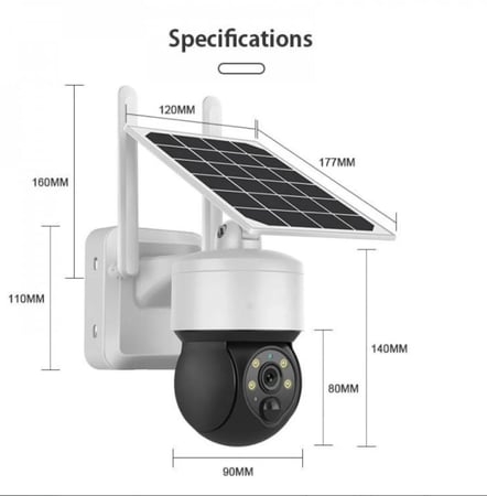 كاميرا 5 ميقا بيكسل تعمل على الطاقة الشمسية