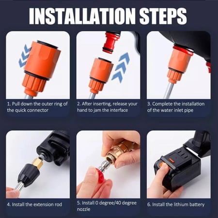 مضخة غسيل لاسلكية 300 واط