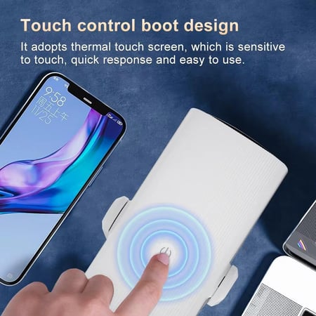 بروجكتر ذكي اندرويد ببطارية وسماعة بدقة 4K