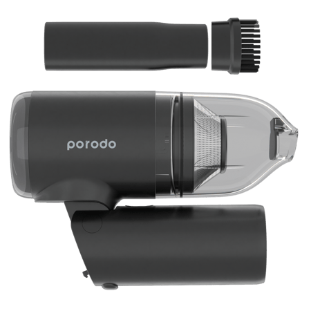 بورودو لايف ستايل مكنسة كهربائية بمقبض صغير قابلة للطي - أسود