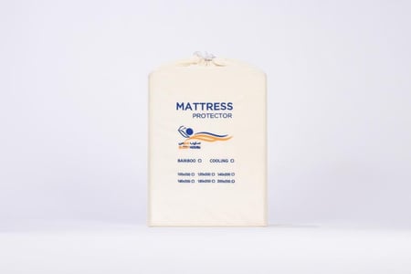 واقي سوائل بتقنية التبريد نفرين Mattress protector water proof tencel
