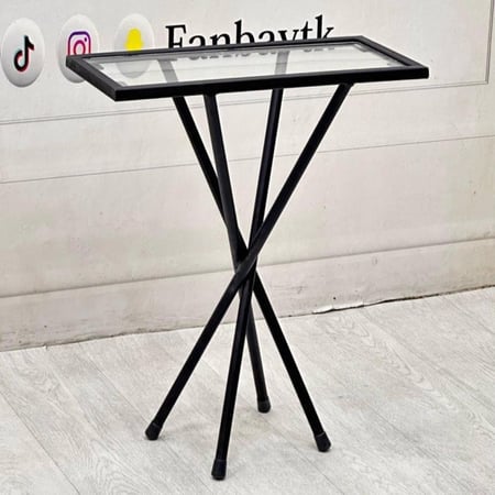 طاولة خدمة اسود مقاس :16* 45 * 56