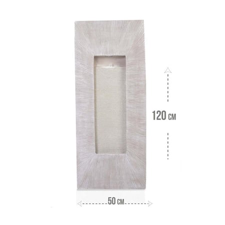 شلال فايبر مستطيل بإضاءة ليد كبير رقم: 5011