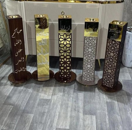 مبخرة اكريلك بأشكال متنوعة