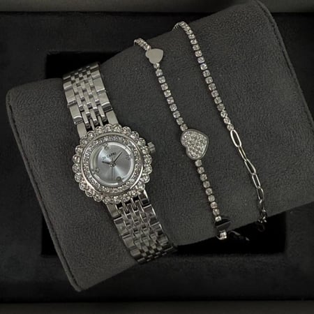 طقم نسائي دي كابري  مينا ابيض - DI3474