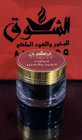 بخور مبثوث العود والعنبر  وزن 30 جرام