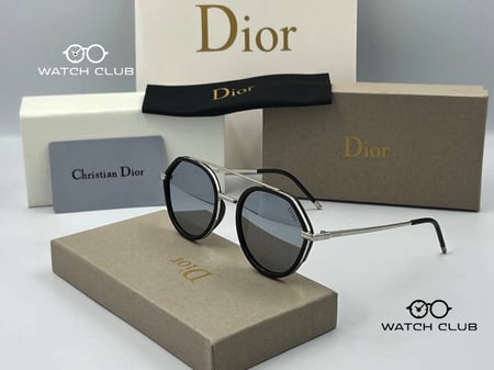 نظارة ديور فضي كامل