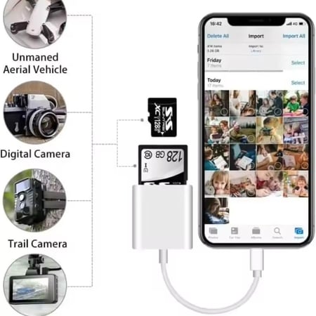 ادابتر ذاكره خارجيه للايفون والاندرويد