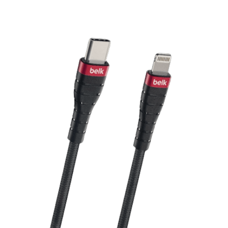 كيبل ايفون بي دي بيلك قماش ضد القطع مترين 200سم قماش ضد القطع