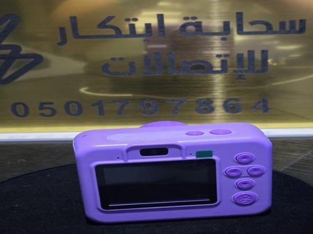 كاميرا تصوير وطابعه حراريه للاطفال تعمل على بطاريه قابله لاعادة الشحن مع 2 رول ورق حراري