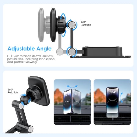 ستاند مثبت جوال للمكتب والسياره من فون بلانيت