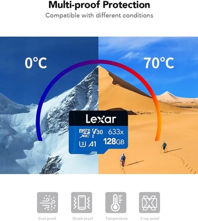 ذاكرة ليكسار مايكرو اس دي - Lexar 633X MicroSD