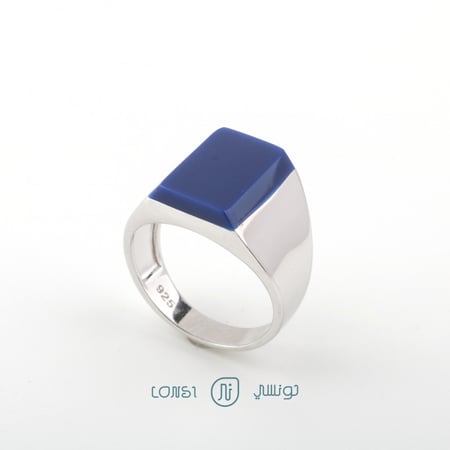 خاتم فضة رجالي عيار 925