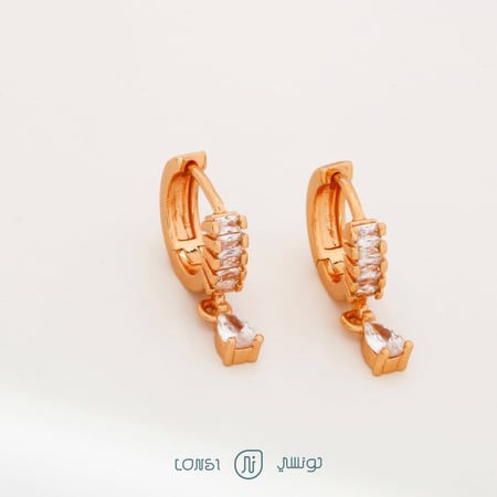 حلق زركون ناعم صغير