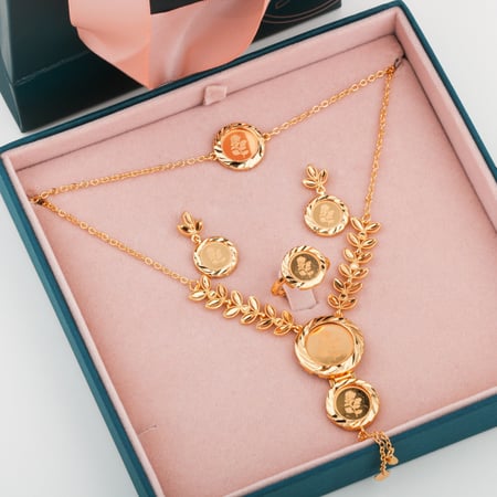 طقم مطلي تصميم جنيهات