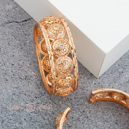 أساور تصميم ذهب مطلي 8